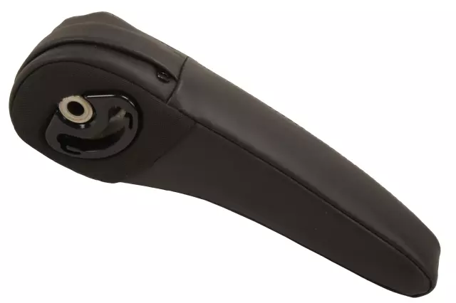 Black Driver Seat Armrest with Titanium Stitching