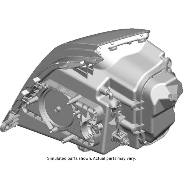 Passenger Side Headlamp Assembly