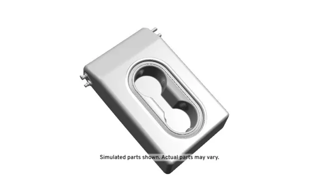 Light Ash Gray Rear Driver Side Seat Armrest