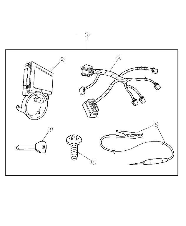2002 Dodge Ram 1500 AntiTheft Alarm System 82207945 My Mopar Parts
