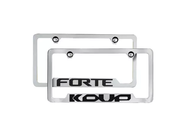 License Plate Frame - Chrome - Lower Logo