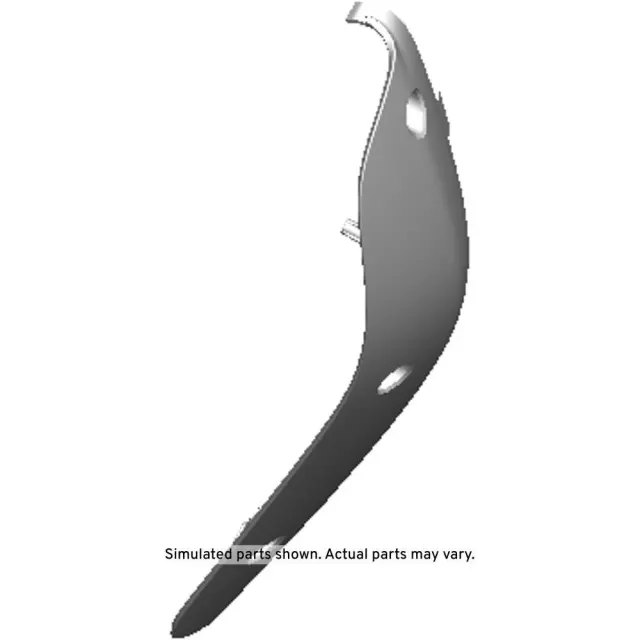 Black Driver Seat Back Airbag Opening Bezel