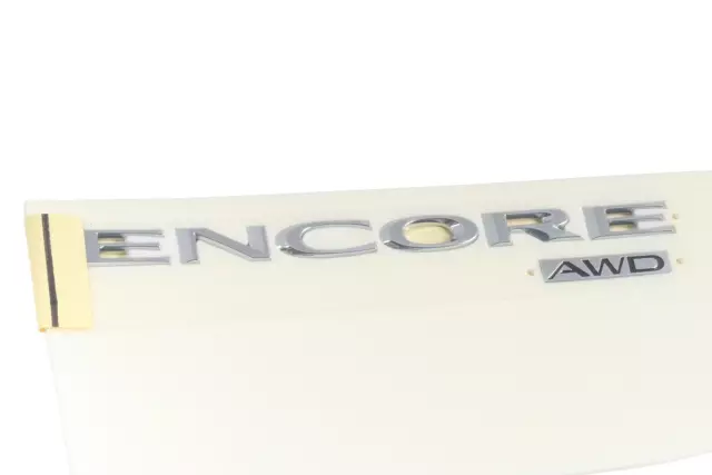 Passenger Side Liftgate Encore AWD Name Plate