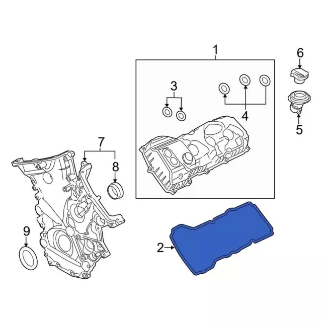 Genuine Ford OEM Right Valve Cover Gasket For 2017-2023 Expedition – HL3Z6584A
