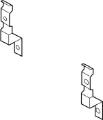 Power Steering Cooler Upper Bracket