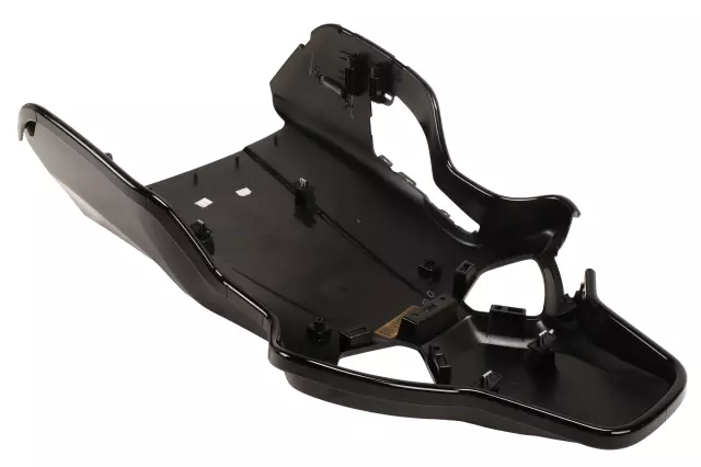 Jet Black Passenger Seat Back Cushion Finish Panel