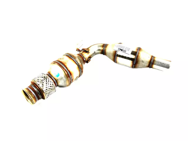 Exhaust Pipe And Converter, Right Side