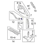 Body A-Pillar Trim Panel Insert Clip
