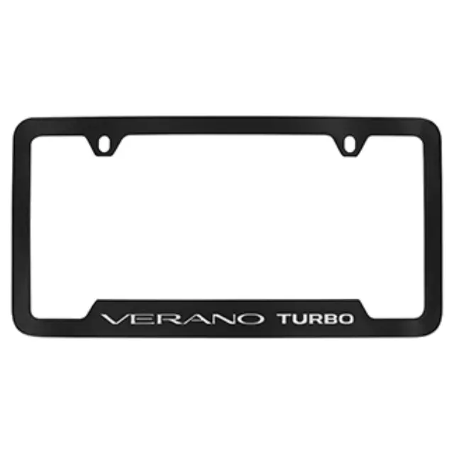 License Plate Frame, Black