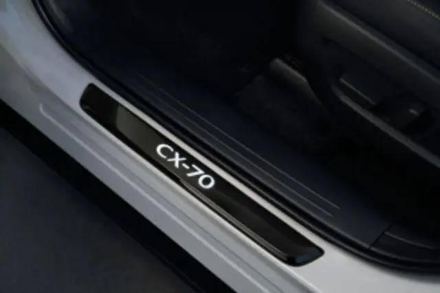 KR9D-V1-370 - Illuminated Door Sill Trim Plates - Black - 2025