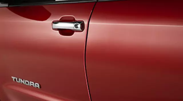 2018-2021 Toyota Tundra Door Edge Guard, Barcelona Red Metallic