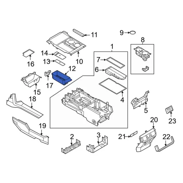 ml3z1513530aa - Ford Utility Tray | Levittown Ford Parts