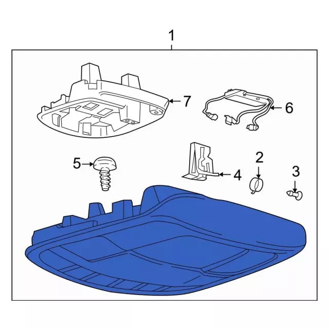 ML3Z-15045A36-AA - Console Base Ford Parts Direct