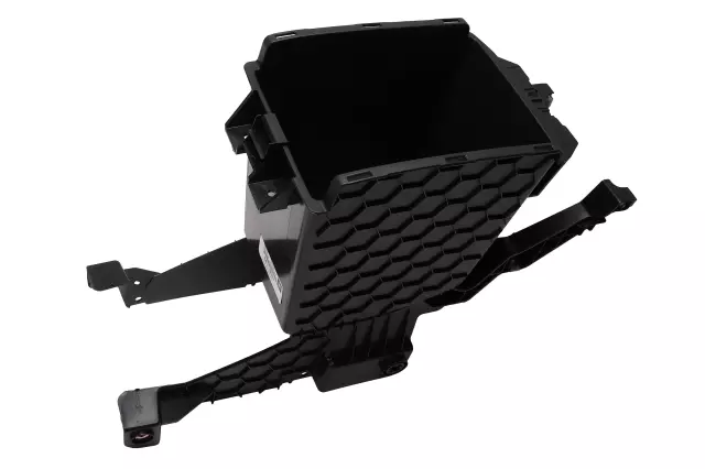 Black Front Floor Console Compartment