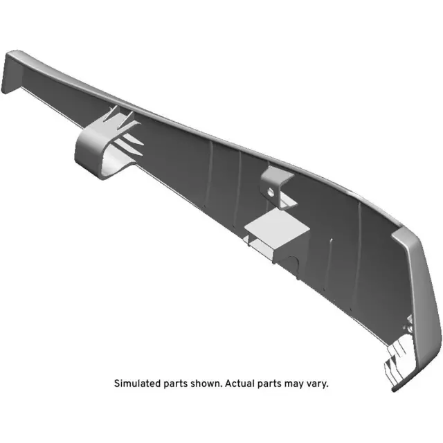 2013-2019 Cadillac - Jet Black Front Passenger Side Seat Cushion Side Finish Panel