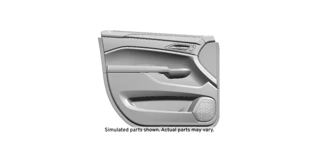 その他 caramel Genuine GM Caramel Tan Driver Side Front Door Trim 22767097