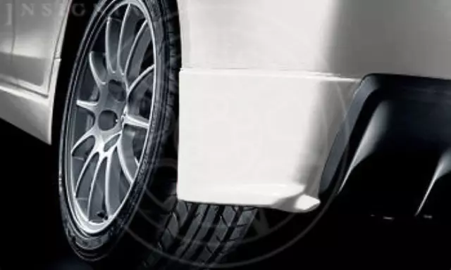 2007-2015 Mitsubishi Lancer Rear Corner Air Dam - Wicked White