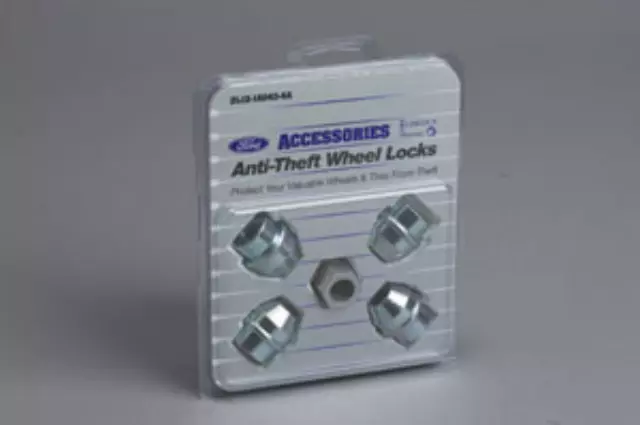 f19z1a043a - Ford Wheel Locks - Zinc-Plated For Hidden Lugs