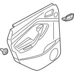 2013-2019 Ford Escape - Door Trim Panel