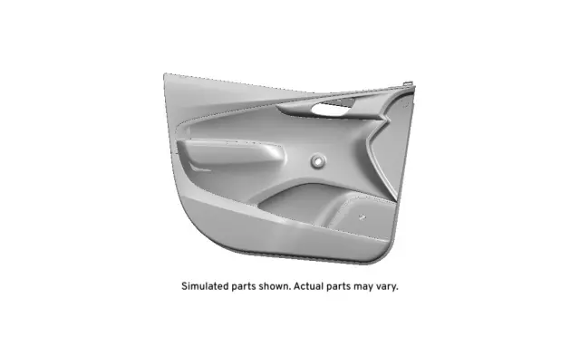 Jet Black Front Driver Side Door Trim