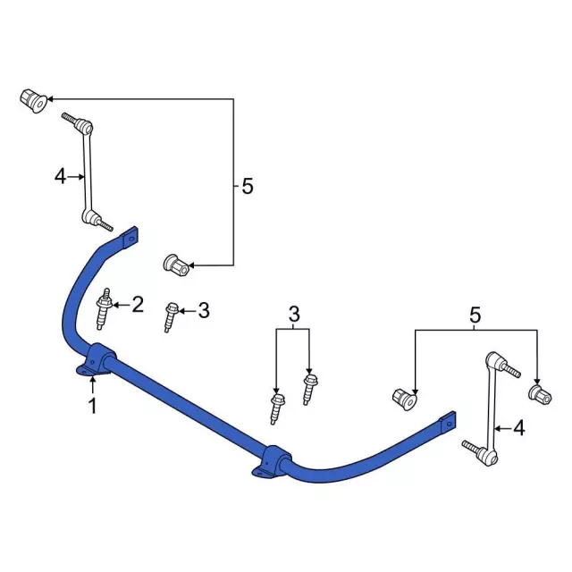 LB5Z-5482-A - Stabilizer Bar 2020-2025 Ford | Ford Parts Direct