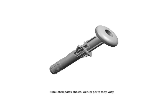 Light Ash Gray Rear Driver Side Seat Head Restraint Guide