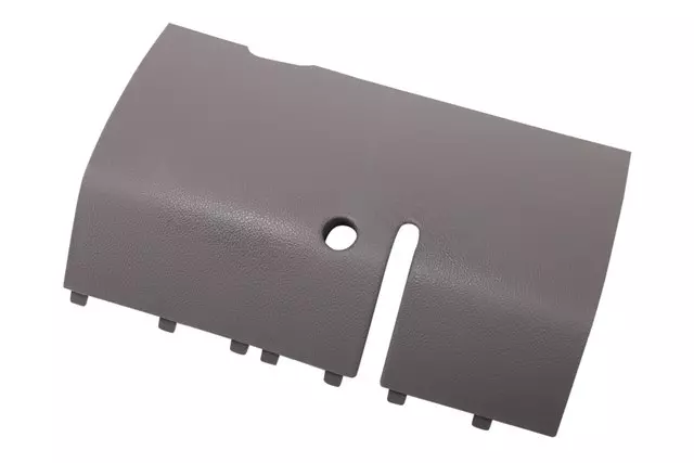 Dark Ash Gray Rear Driver Side Seat Riser Finish Cover