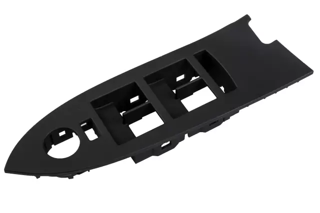 Jet Black Front Driver Side Door Armrest Switch Mount Plate