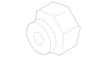 1998-2020 Mercedes-Benz - Hex Nut W Flange + Piece