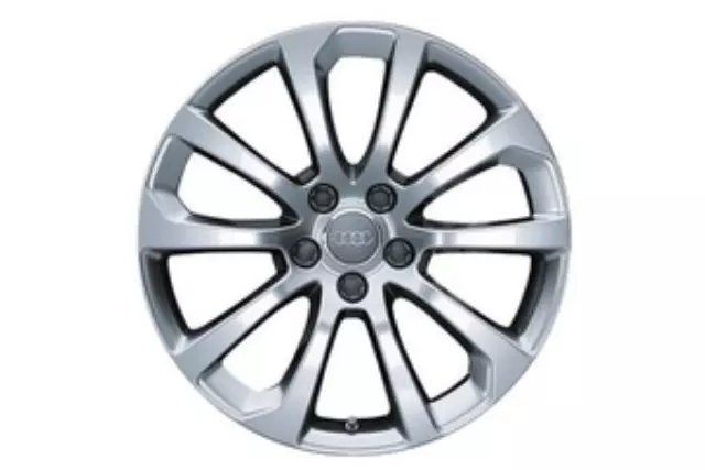 8K0071498BW90 - Wheels: 18inch 10-Spoke Alloy Wheel - Silver for Audi: A4 Quattro, S4 Image