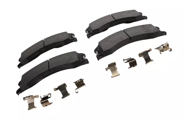 Rear Disc Brake Pad Set with Retainers