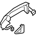 2018-2022 Ford EcoSport - Handle, Outside