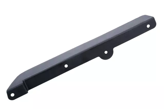 Black Driver Side Front Tire Front Air Deflector