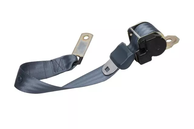 Teal Rear Seat Belt with Retractor