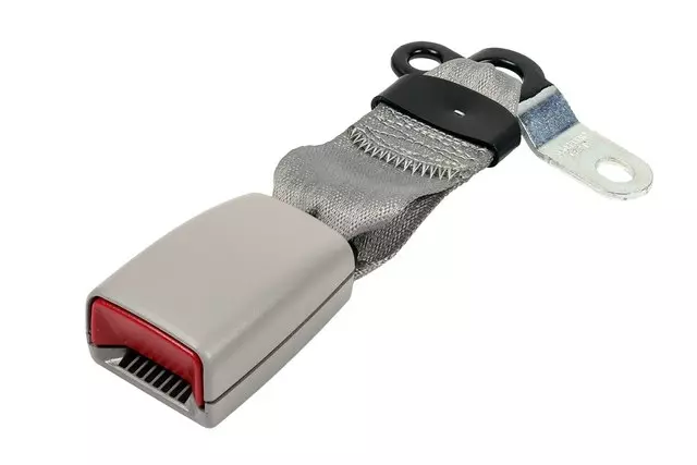 Light Titanium Rear Driver Side Seat Belt with Buckle