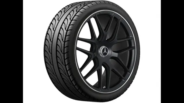Genuine OEM Amg Forged Wheel, 10 J X 22 Et 55, Matt Black | 167