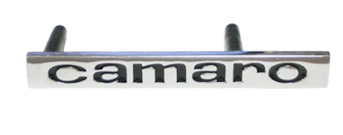 1967-1968 Camaro SS 396 Grill Emblem – Authentic GM 3927599, OER, Chrome/White/Black