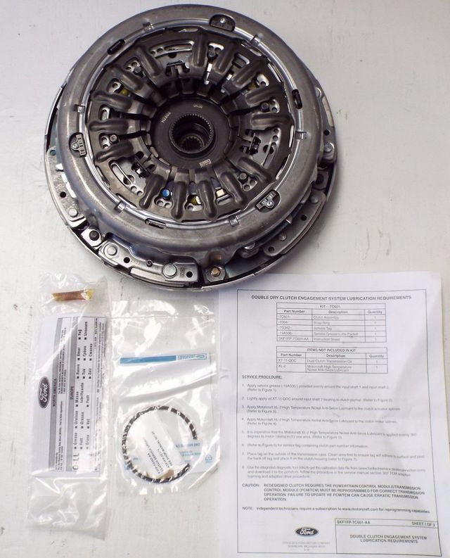 F1FZ7B546B 20162017 Ford Focus Clutch Plate Disc Assembly Lasco