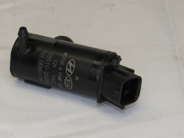 Genuine KIA Windshield Washer Pump – 2014-2018 Soul, OEM 98510B2000, Front