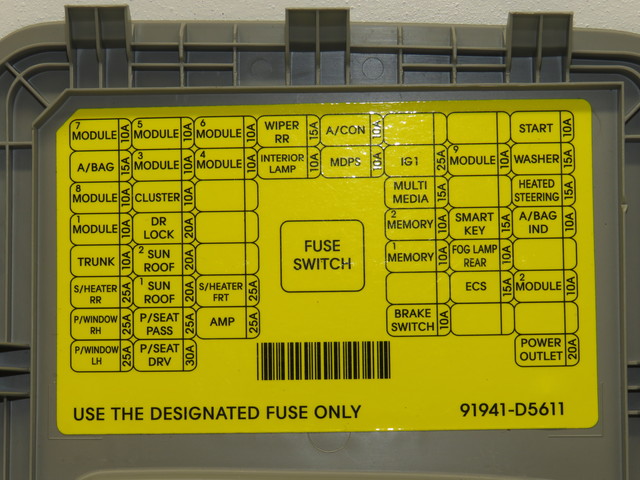 OEM NEW Interior Instrument Panel Dash Fuse Box Cover 14-16 Soul 84753-B2100EQ e