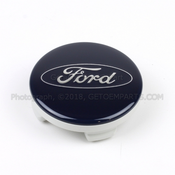 Used OEM Ford Blue Wheel Center Cap – Fits C-Max, Escape, Fiesta, Focus, Fusion – BE8Z-1130-A