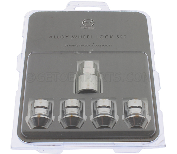 20182023 Mazda Wheel Locks, Chrome, Dual Hex C9N3V9740
