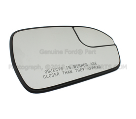 Upper Flat Passenger Side Mirror Glass For Ford Super Duty – D204R With Full Adhesive Pad
