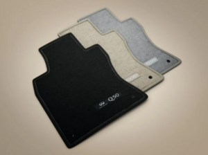 Carpeted Floor Mats - BLACK