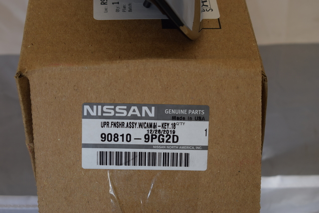 NISSAN 日産 FIN BACK DOOR K0810-3XU0D NEW】Nissan Genuine Finisher Assy Back Door 90810-3XA1A