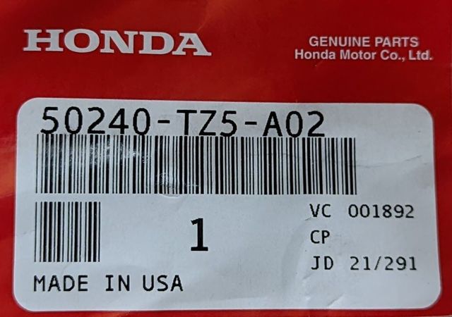 50240-TZ5-A02 - 2014-2020 Acura MDX - Stiffener, Front Sub