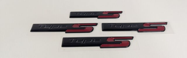 08F20-TGZ-200A - Emblem Kit (Type S) (Black Chrome) | All Discount