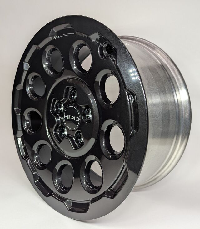 08W18-3BM-100B - Rugged Stealth Alloy Wheel (18