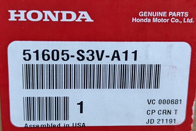 51605-S3V-A11 - 2003-2006 Acura MDX - Shock Absorber Unit, R