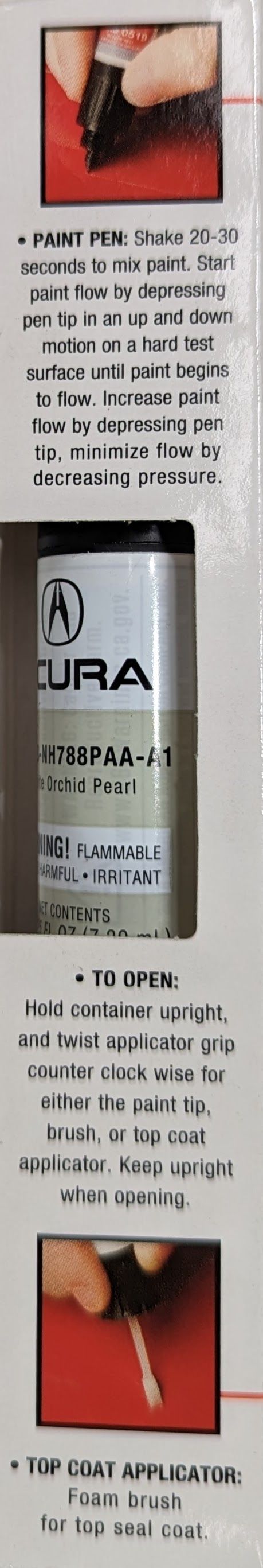 08703-NH788PAA-A1 - Touch-Up Paint White Orchid Pearl | All